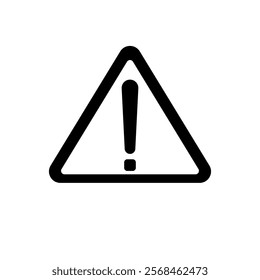 attention sign, danger warning, vector illustration