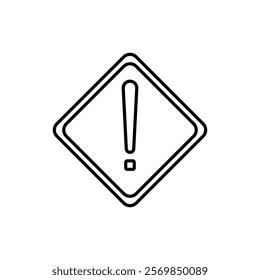 attention sign, danger warning, vector illustration