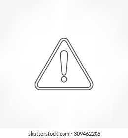 attention sign icon