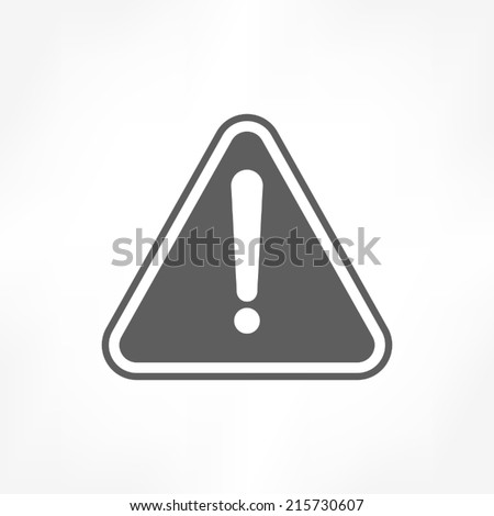 attention sign icon
