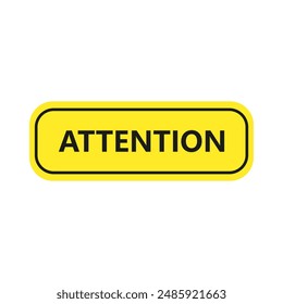 Attention sign icon illustrated in vector