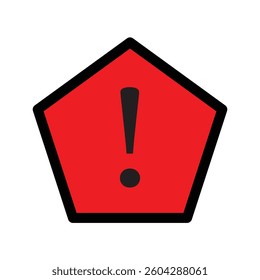 Attention sign icon set. Black, color, linear. Icons, symbols, signs. Exclamation danger sign. Attention sign icon. Hazard warning attention sign. Silhouette on white background in eps 10.