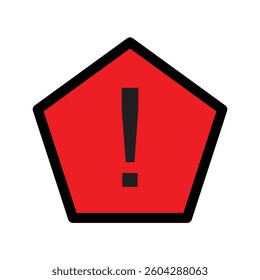 Attention sign icon set. Black, color, linear. Icons, symbols, signs. Exclamation danger sign. Attention sign icon. Hazard warning attention sign. Silhouette on white background in eps 10.