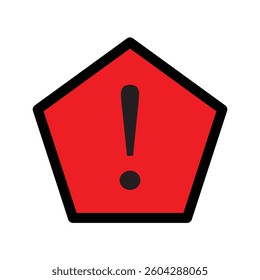 Attention sign icon set. Black, color, linear. Icons, symbols, signs. Exclamation danger sign. Attention sign icon. Hazard warning attention sign. Silhouette on white background in eps 10.