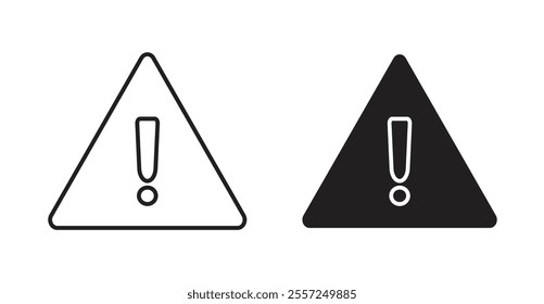 attention sign Icon set. vector illustration set