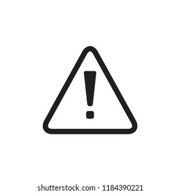 Attention Sign Icon In Trendy Flat Design 