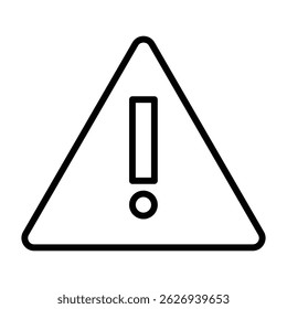 Ilustración de diseño de Vector de icono de signo de atención
