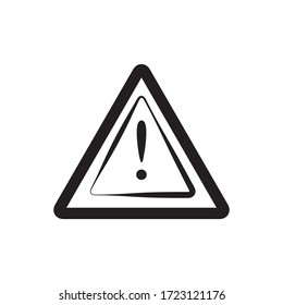 Attention Sign Icon Vector Illustration