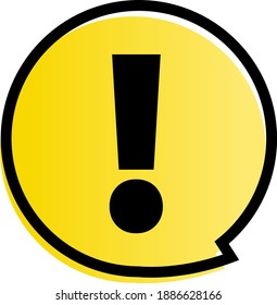 Attention sign icon. Warning icon