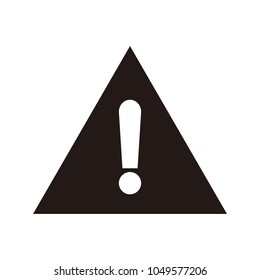 Attention sign icon. Warning symbol. Exclamation mark icon.