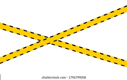 attention sign lines vector illustration