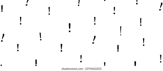 attention sign on white background