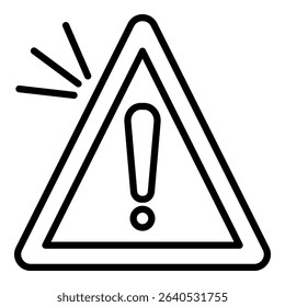 Attention Sign Simple Vector Icon Collection