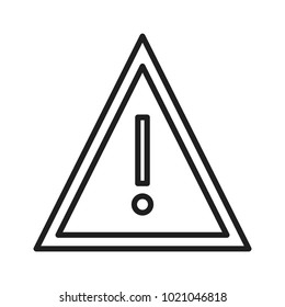 Attention sign symbol