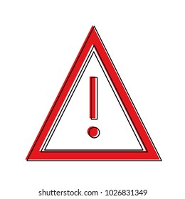 Attention sign symbol
