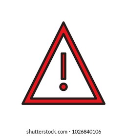 Attention sign symbol