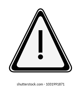Attention sign symbol