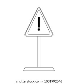 Attention sign symbol