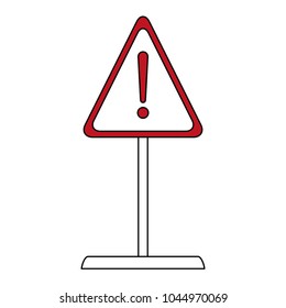 Attention sign symbol
