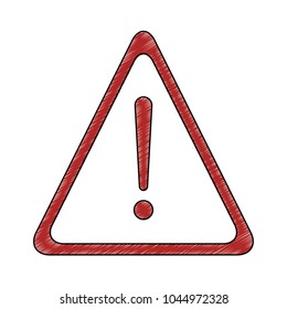 Attention sign symbol