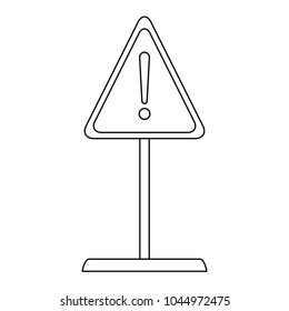 Attention sign symbol