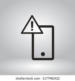 attention sign vector icon 10 eps