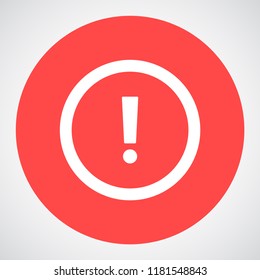 attention sign vector icon 10 eps