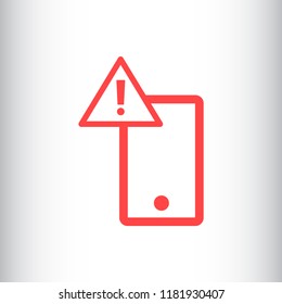 attention sign vector icon 10 eps