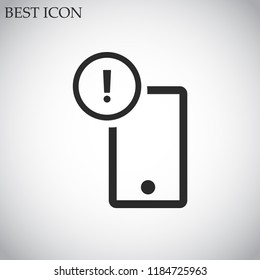 attention sign vector icon 10 eps