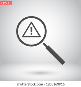 attention sign vector icon 10 eps