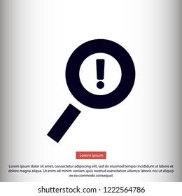 attention sign vector icon 10 eps