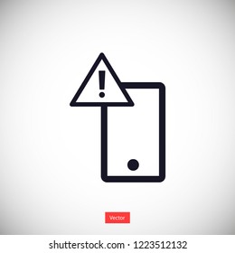 attention sign vector icon 10 eps