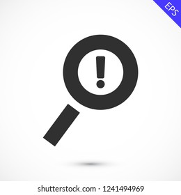 attention sign vector icon 10 eps