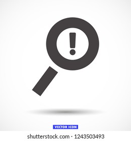 attention sign vector icon 10 eps