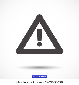 attention sign vector icon 10 eps