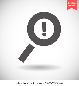 attention sign vector icon 10 eps