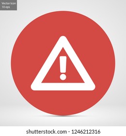 attention sign vector icon 10 eps