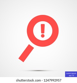 attention sign vector icon 10 eps