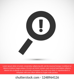 attention sign vector icon 10 eps