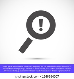 attention sign vector icon 10 eps