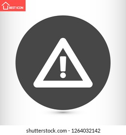 attention sign vector icon 10 eps