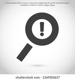 attention sign vector icon 10 eps