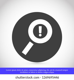 attention sign vector icon 10 eps