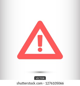 attention sign vector icon 10 eps