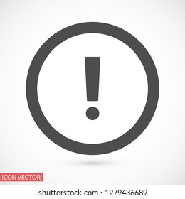 attention sign vector icon 10 eps