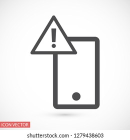 attention sign vector icon 10 eps