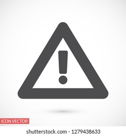 attention sign vector icon 10 eps