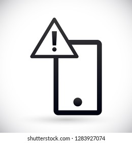attention sign vector icon 10 eps