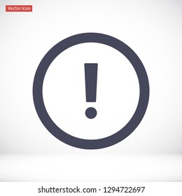 attention sign vector icon 10 eps