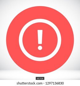 attention sign vector icon 10 eps